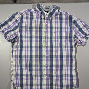 Tommy Hilfiger | M | Short Sleeve Shirt | Purple